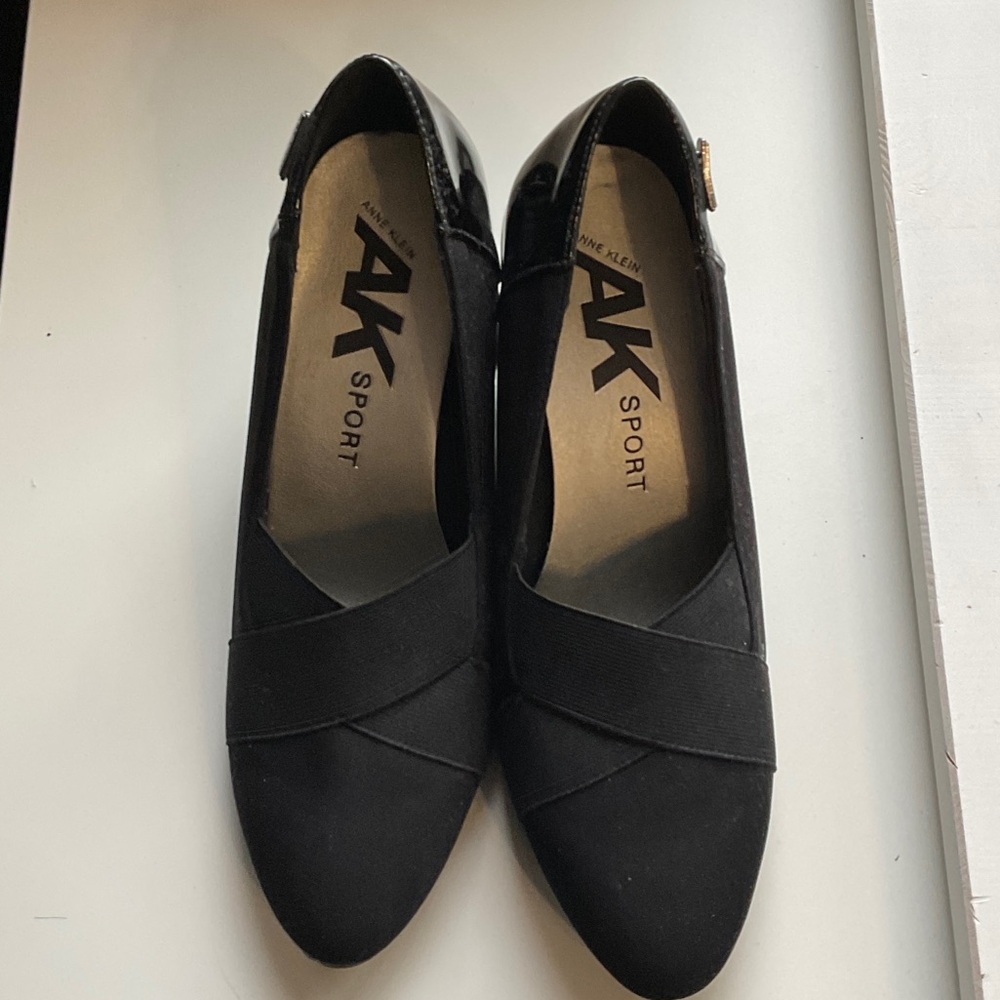 Anne Klein Black Loafers